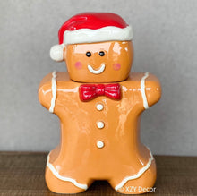 Load image into Gallery viewer, Gingerbread Cookie Canister
