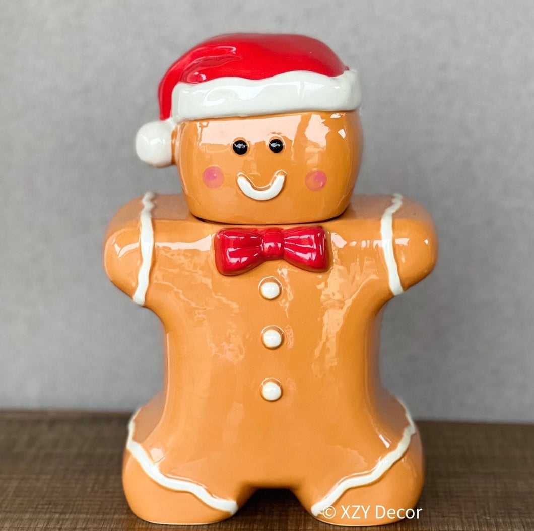 Gingerbread Cookie Canister