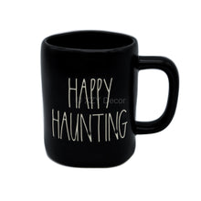 Load image into Gallery viewer, Rae Dunn Black Happy Haunting Mug
