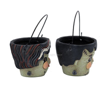 Load image into Gallery viewer, Frank &amp; Bride Teeny Halloweenie Pail Ornaments S2
