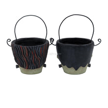 Load image into Gallery viewer, Frank &amp; Bride Teeny Halloweenie Pail Ornaments S2
